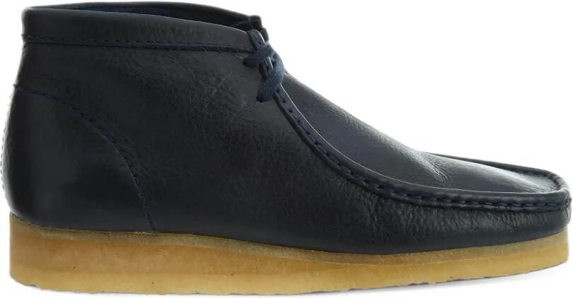 Clarks Originals Wallabee leather boots Blauw