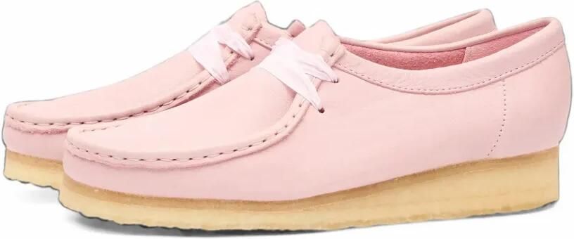 Clarks Originals Wallabee leather loafers Roze - Foto 2