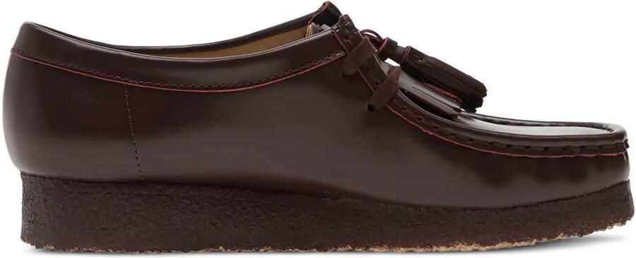 Clarks Originals Wallabee leren derby schoenen Bruin