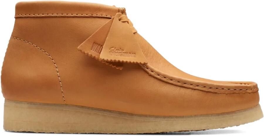 Clarks Originals Wallabee leren veterlaarzen Bruin