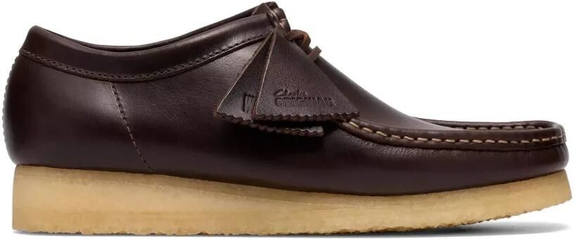 Clarks Originals Wallabee leren veterlaarzen Bruin
