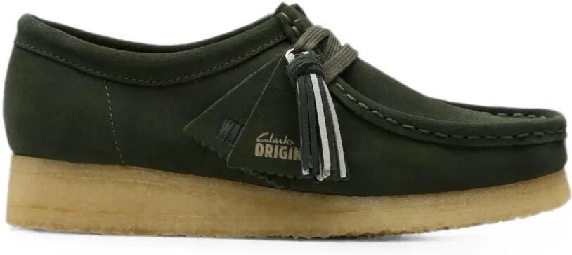 Clarks Originals Wallabee loafers met kwastje Groen