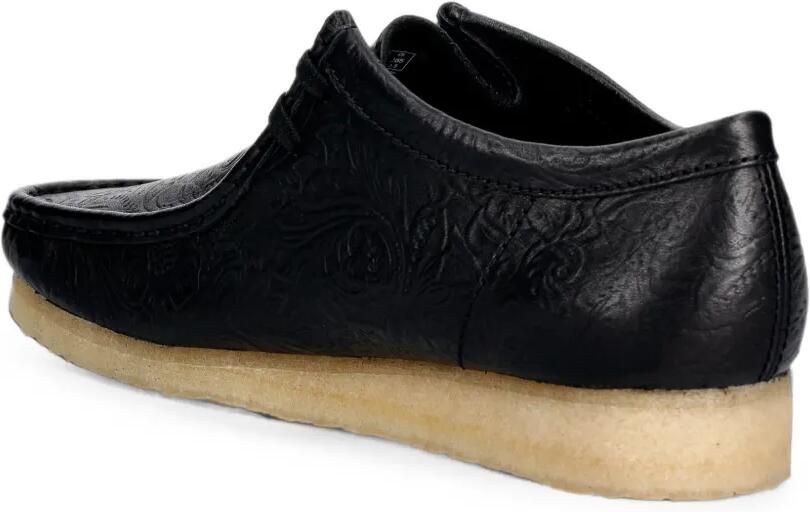 Clarks Originals Wallabee loafers met reliëf Zwart - Foto 2
