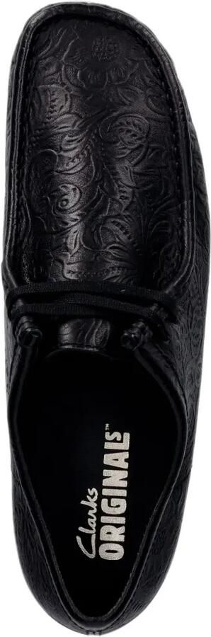 Clarks Originals Wallabee loafers met reliëf Zwart - Foto 5