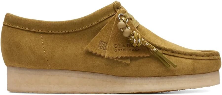Clarks Originals Wallabee "Mid Green" derby schoenen Groen