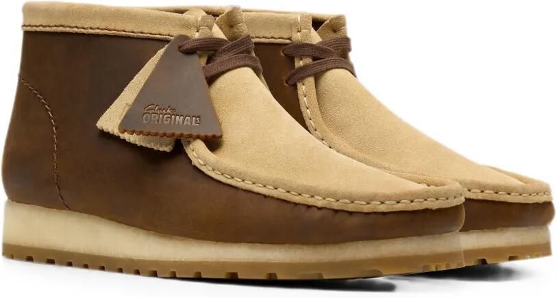 Clarks Originals Wallabee RB leren desert boots Bruin - Foto 2