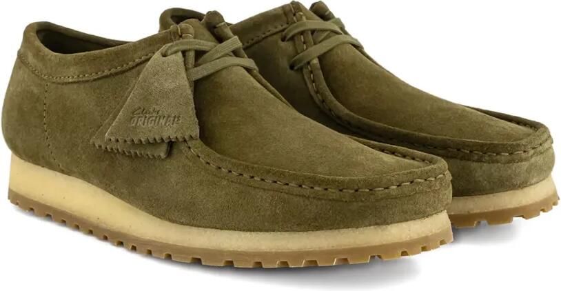 Clarks Originals Wallabee RB suède veterlaarzen Groen