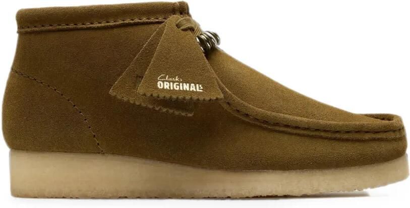Clarks Originals Wallabee suede ankle boots Groen