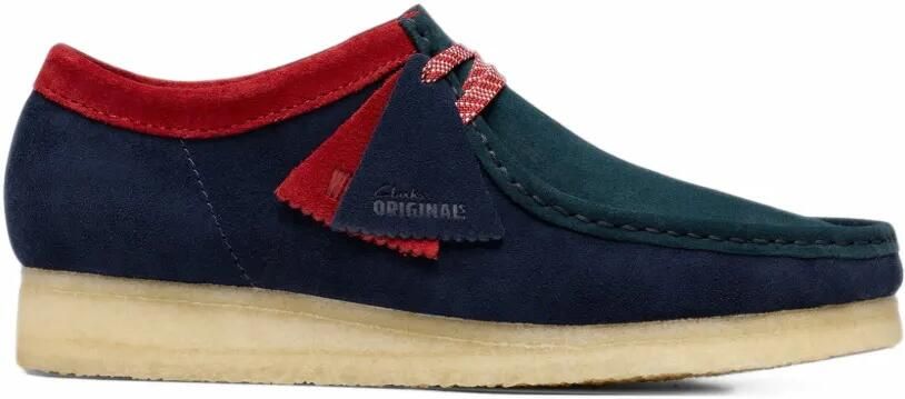 Clarks Originals Wallabee suede boots Blauw
