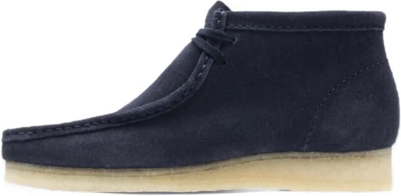 Clarks Originals Wallabee suede boots Blauw