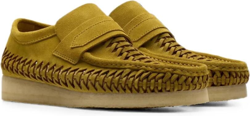 Clarks Originals Wallabee Weave loafers met ronde neus Groen - Foto 2