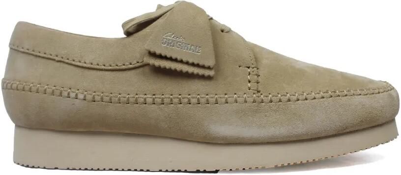 Clarks Originals Weaver derby veterschoenen Beige