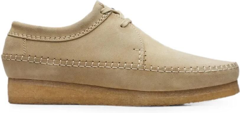 Clarks Originals Weaver derby veterschoenen Beige