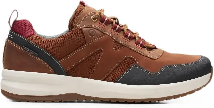 Clarks Originals Wellman Trail sneakers met vlakken Bruin