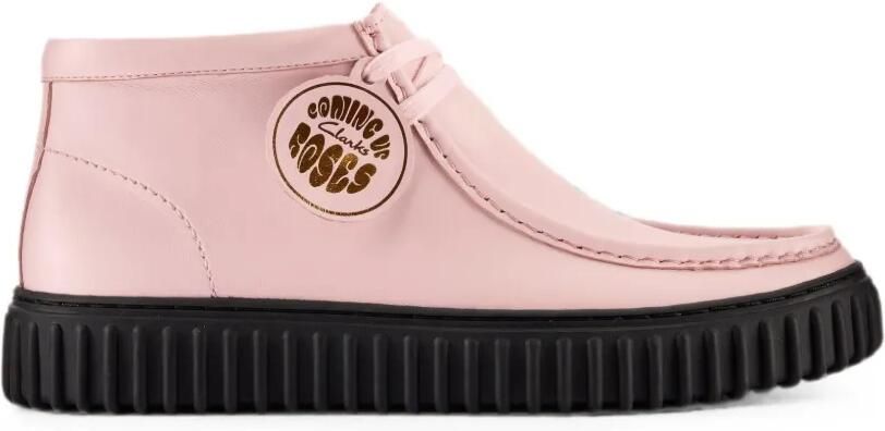 Clarks Originals x Martine Rose Torhill Hi leren laarzen Roze