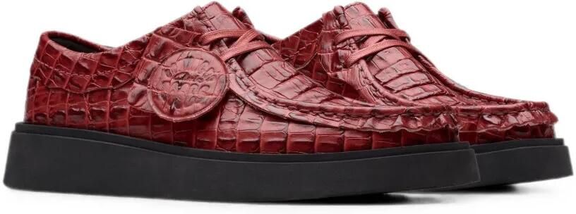Clarks Originals x Martine Rose Torview derby schoenen met krokodillen-reliëf Rood - Foto 2