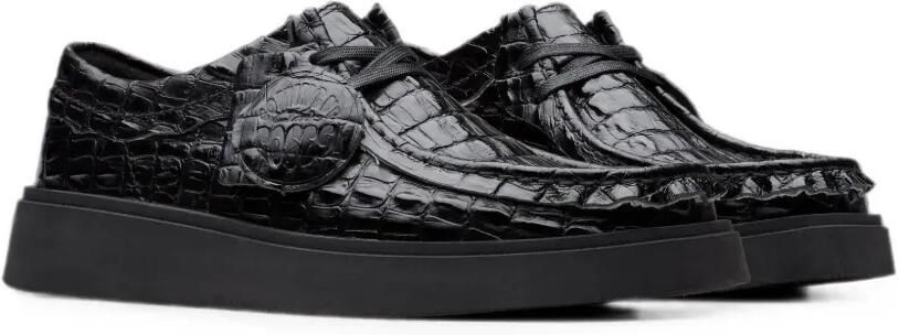 Clarks Originals x Martine Rose Torview derby schoenen met krokodillen-reliëf Zwart - Foto 2