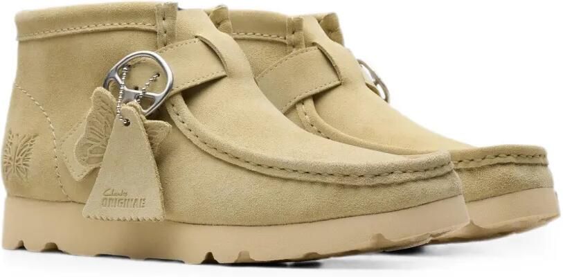 Clarks Originals x Needles Walla suède desert boots met band Beige - Foto 2