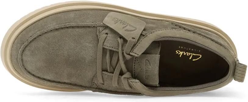 Clarks Polden suède sneakers Groen - Foto 5