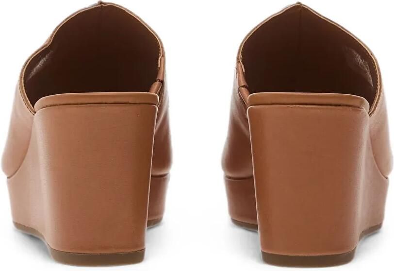 Clarks Sabina sandalen met open neus en sleehak Bruin - Foto 2