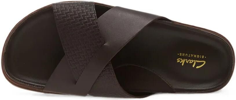 Clarks Torford Cross sandalen met gekruist detail Bruin - Foto 2