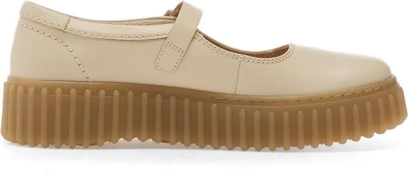 Clarks Torhill ballerina's met gesp Beige