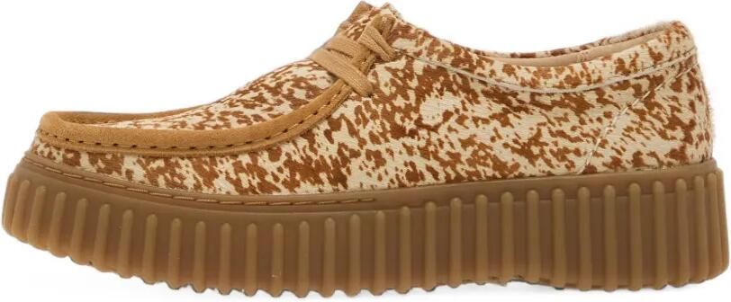 Clarks Torhill Bee animal-print shoes Bruin