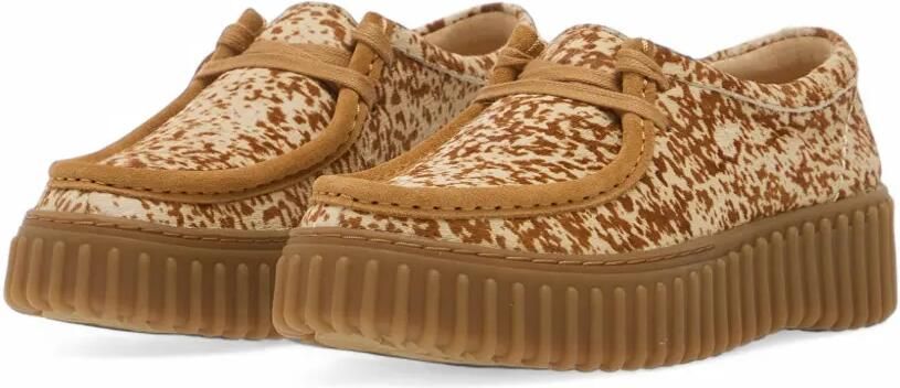 Clarks Torhill Bee animal-print shoes Bruin - Foto 3