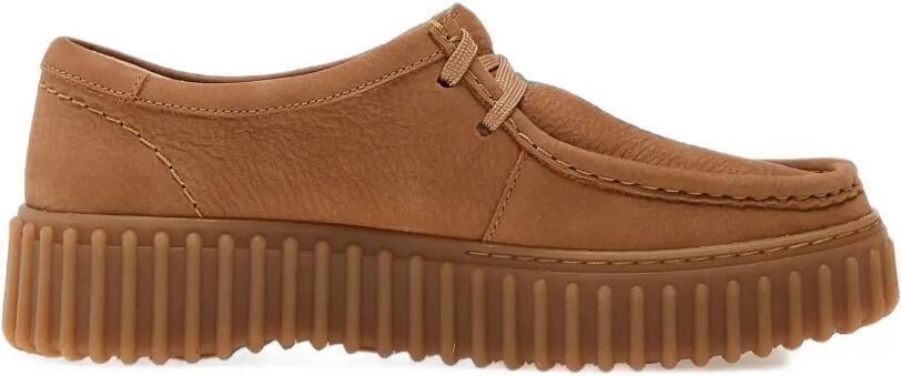 Clarks Torhill Bee derby schoenen met plateauzool Bruin