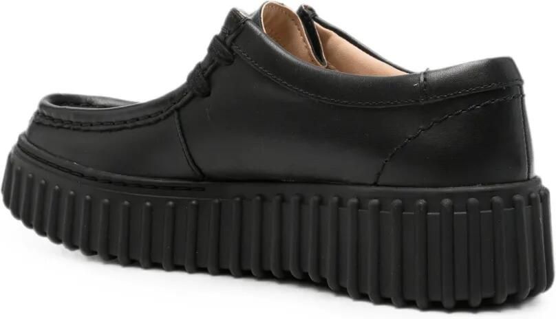 Clarks Torhill Bee leren derby schoenen Zwart - Foto 3