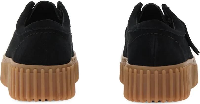 Clarks Torhill Bee suède sneakers Zwart - Foto 2