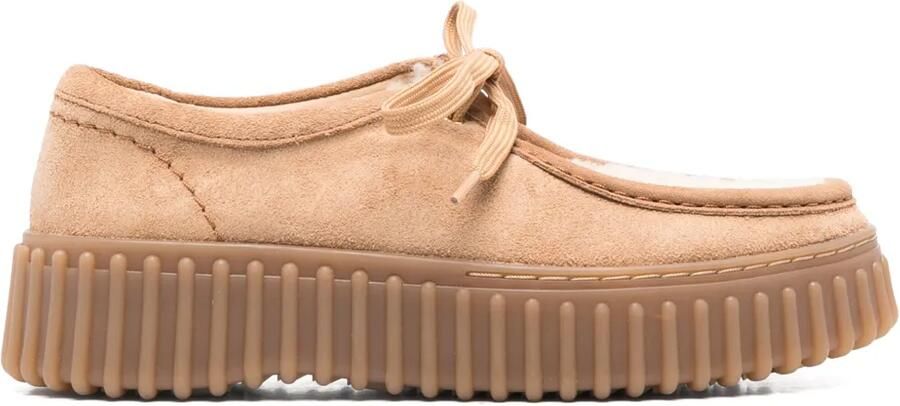 Clarks Torhill Bee veterschoenen Beige