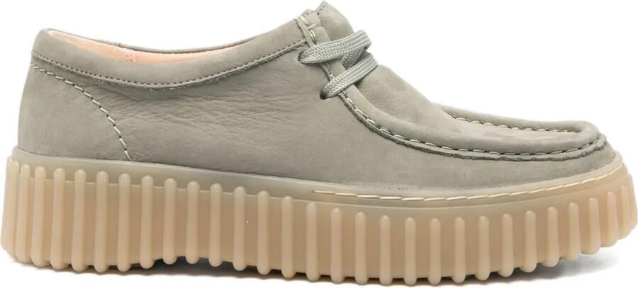Clarks Torhill derby schoenen Groen