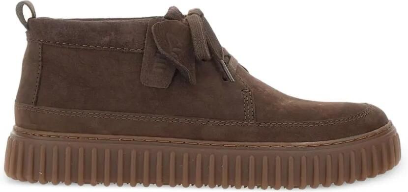 Clarks Torhill Lace Hi enkellaarzen Bruin
