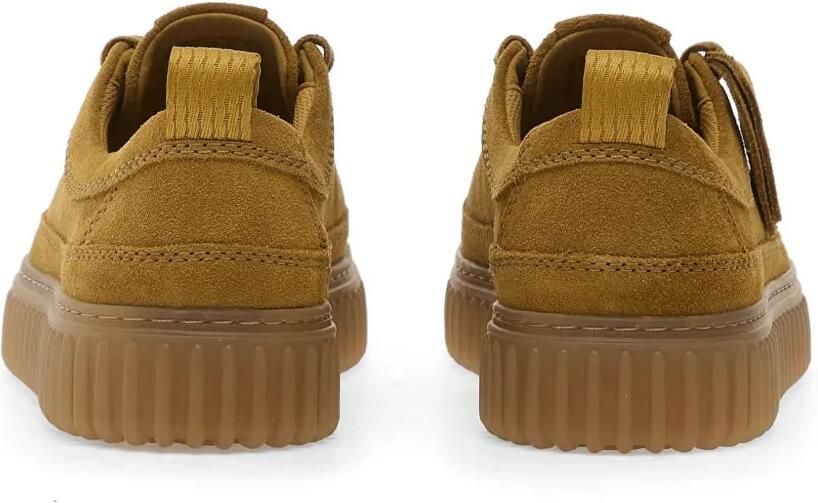 Clarks Torhill Lace suède sneakers met geribbelde zool Bruin - Foto 3