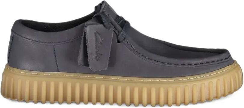 Clarks Torhill Lo calf leather loafers Blauw