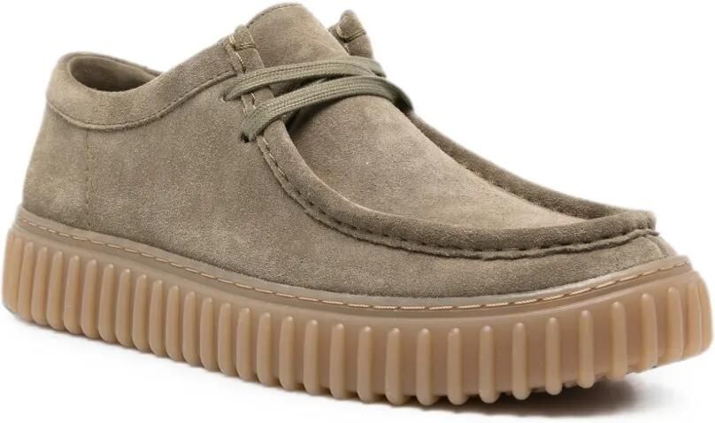 Clarks Torhill Lo Derby schoenen Groen - Foto 2