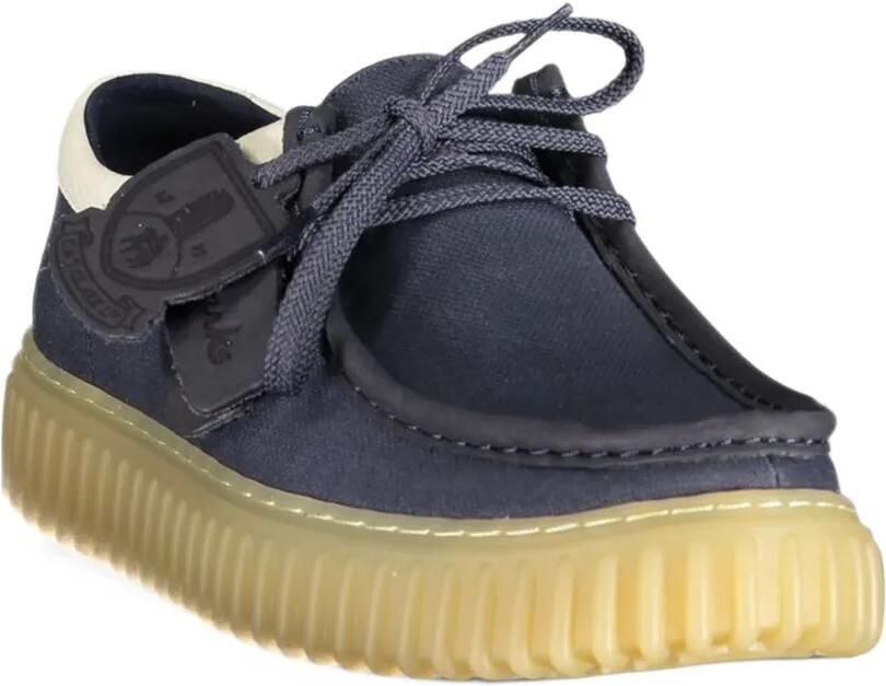 Clarks Torhill Lo logo-tag desert boots Blauw - Foto 3