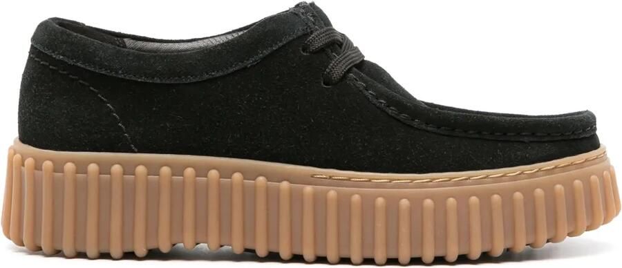 Clarks Torhill Lo suède loafers Zwart