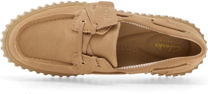 Clarks Torhill loafers met chunky zool Beige - Foto 4