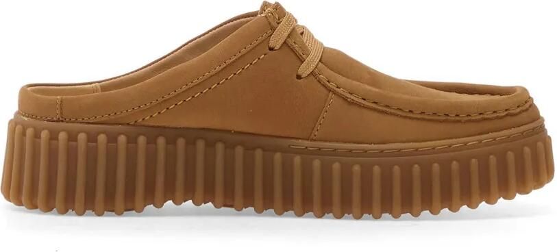 Clarks Torhill slip-on leren muiltjes Beige