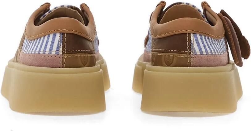 Clarks Torview derby schoenen met patchwork Bruin - Foto 3