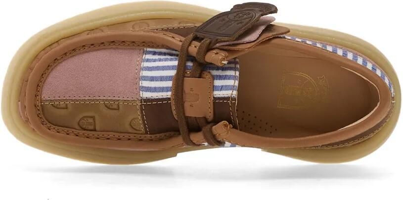 Clarks Torview derby schoenen met patchwork Bruin - Foto 4