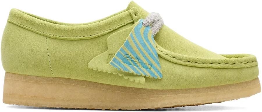 Clarks Wallabee brogues Groen