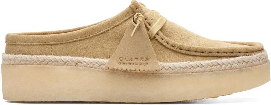 Clarks Wallabee Cup suède schoenen Beige