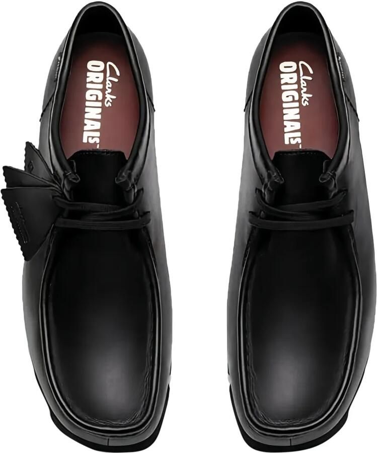 Clarks Wallabee GTX sneakers met opgestikte neus Zwart - Foto 2