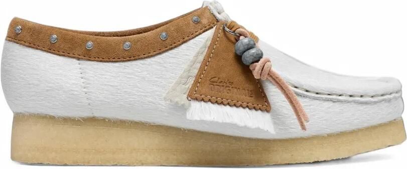 Clarks Wallabee stud-embellished loafers Wit