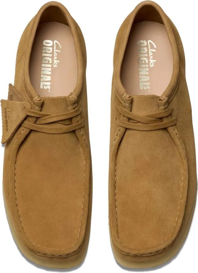 Clarks Wallabee suède derby schoenen Bruin - Foto 2