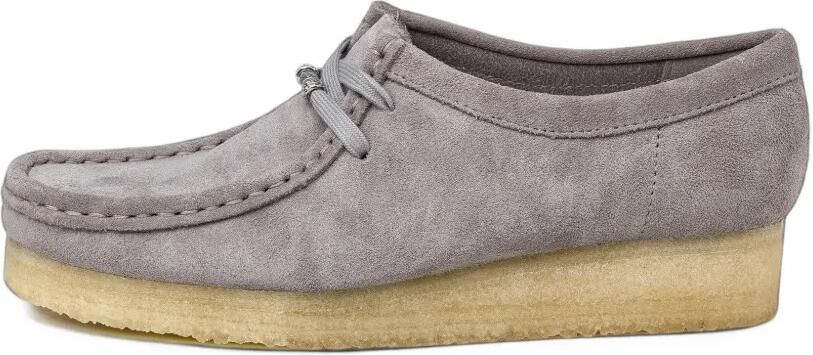 Clarks Wallabee suede loafers Grijs