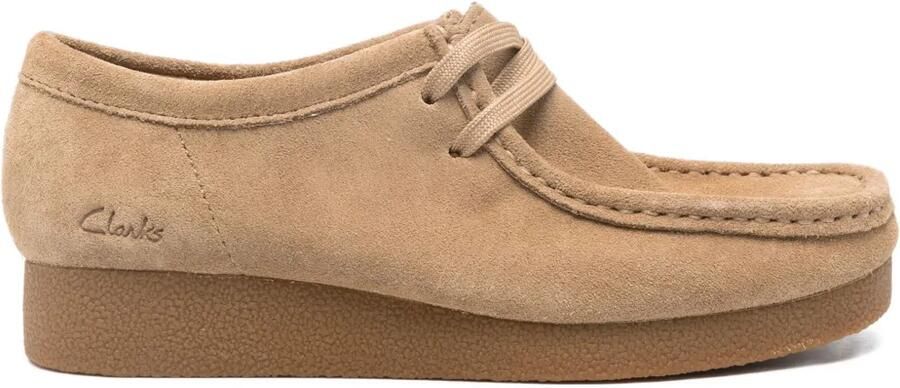 Clarks Wallabee suède veterschoenen Beige